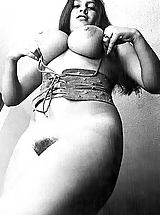 Hairy Busty Amateur Features In These Old Vintage Photos On VintageCuties.com