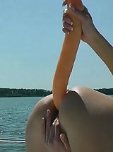 Big Vagina, Hot Kink Jo yacht charter huge dildo insertion Monster Huge Sex Toys
